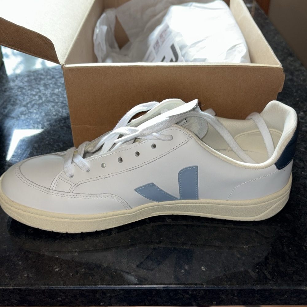 Veja Blue and White shoes size 41 /8
